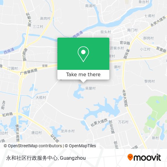 永和社区行政服务中心 map