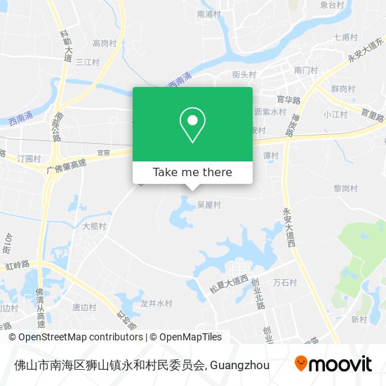 佛山市南海区狮山镇永和村民委员会 map