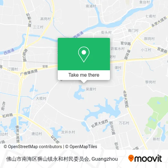 佛山市南海区狮山镇永和村民委员会 map