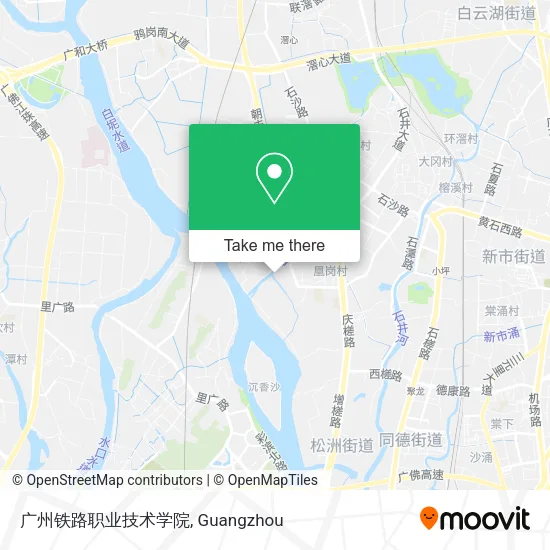 广州铁路职业技术学院 map