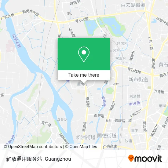 解放通用服务站 map