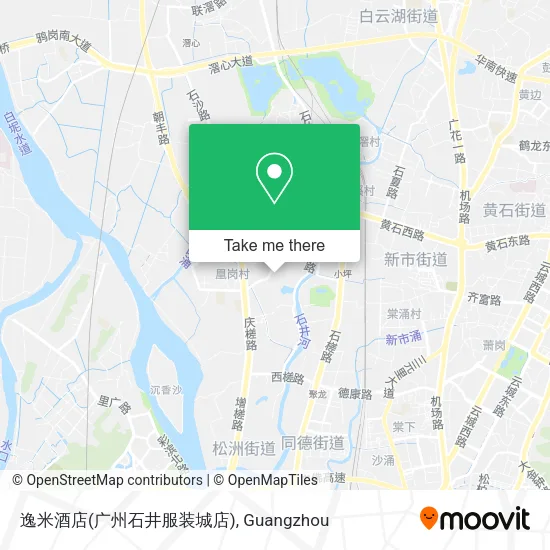 逸米酒店(广州石井服装城店) map