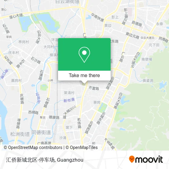 汇侨新城北区-停车场 map