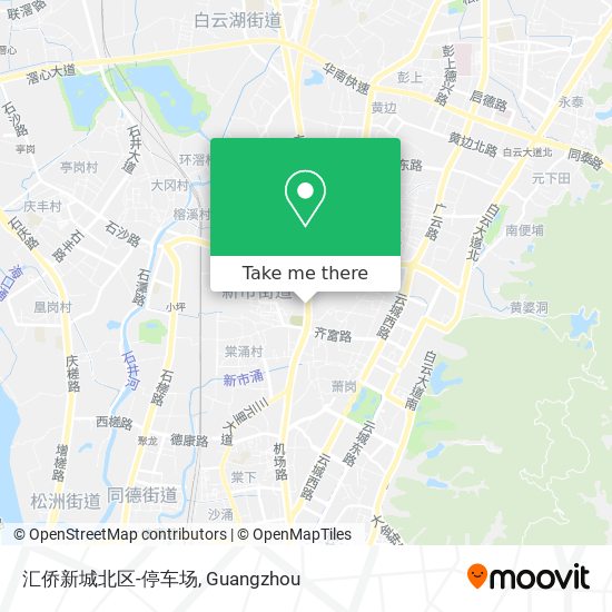 汇侨新城北区-停车场 map