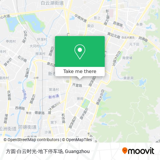 方圆·白云时光-地下停车场 map