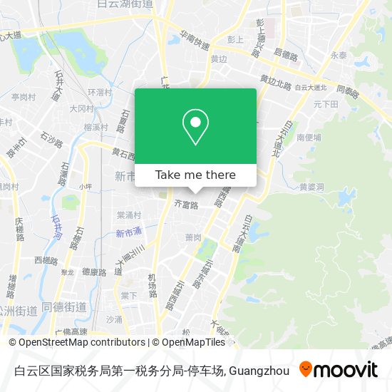 白云区国家税务局第一税务分局-停车场 map