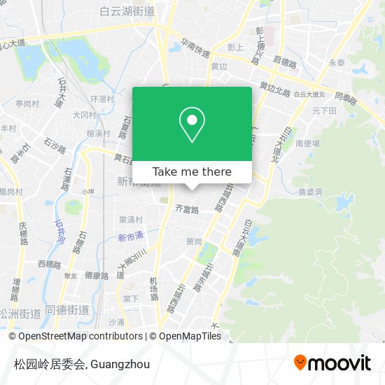 松园岭居委会 map