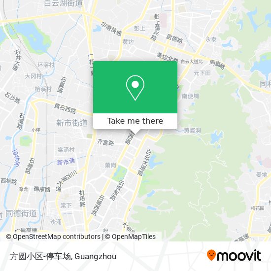 方圆小区-停车场 map