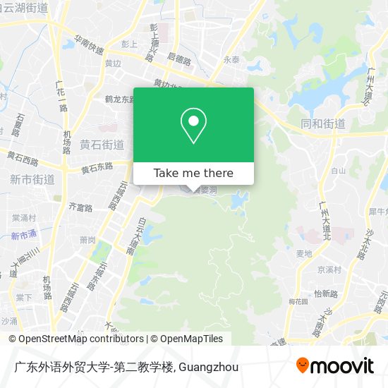 广东外语外贸大学-第二教学楼 map