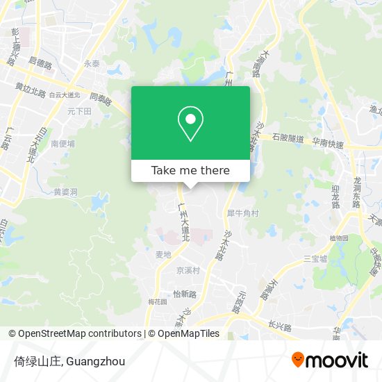 倚绿山庄 map