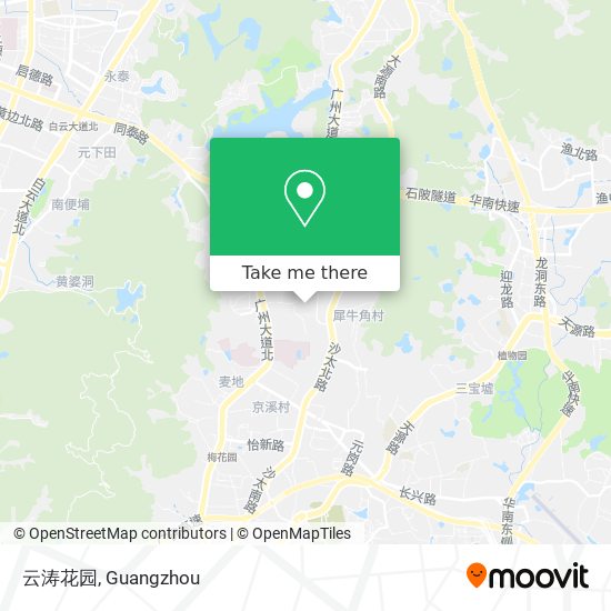 云涛花园 map