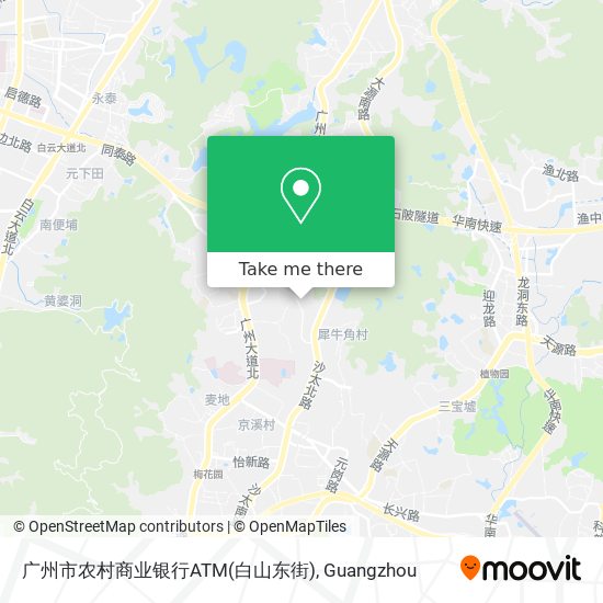 广州市农村商业银行ATM(白山东街) map