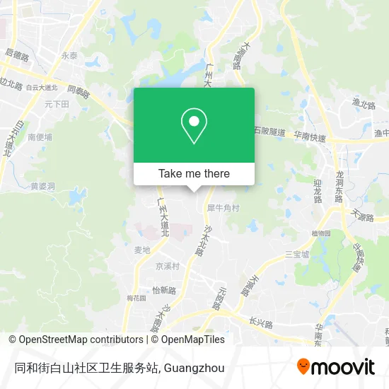 同和街白山社区卫生服务站 map