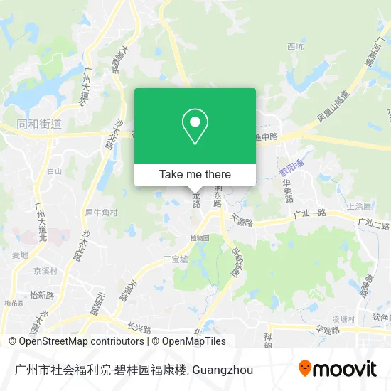 广州市社会福利院-碧桂园福康楼 map
