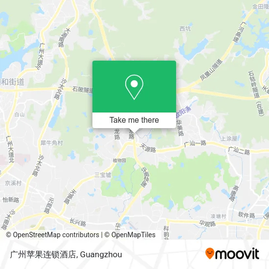 广州苹果连锁酒店 map