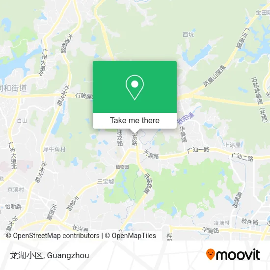 龙湖小区 map