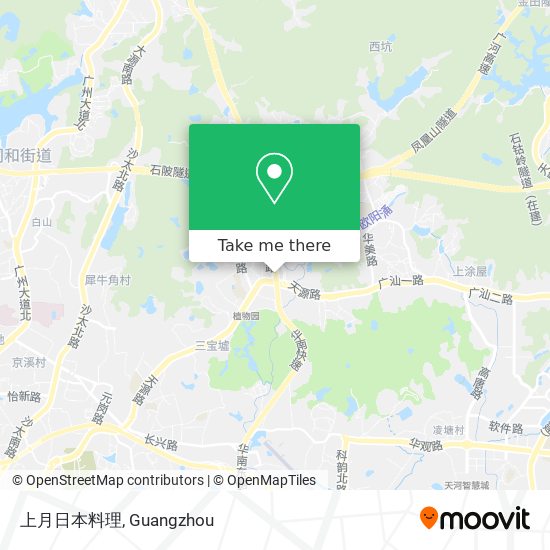 上月日本料理 map