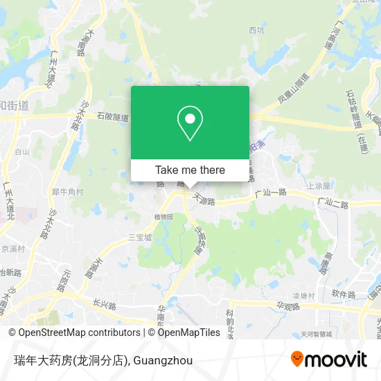 瑞年大药房(龙洞分店) map