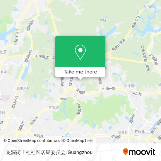 龙洞街上社社区居民委员会 map