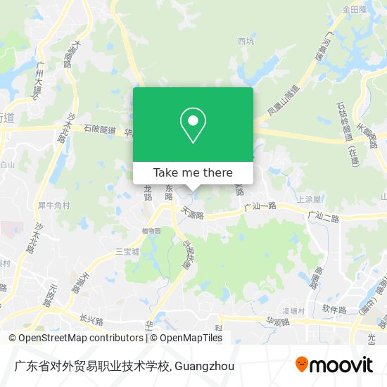 广东省对外贸易职业技术学校 map