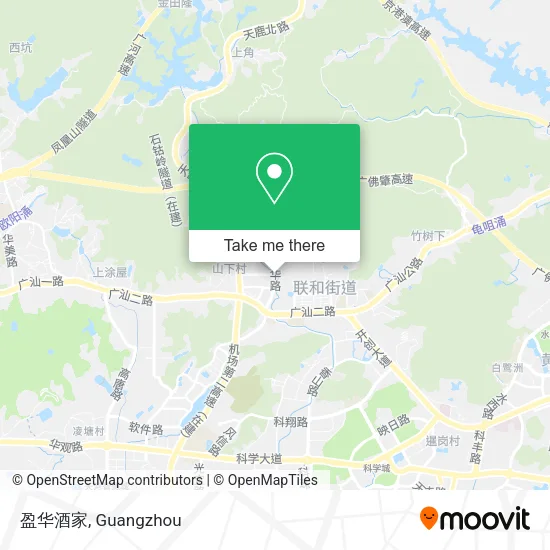 盈华酒家 map