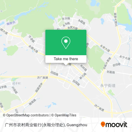 广州市农村商业银行(永顺分理处) map