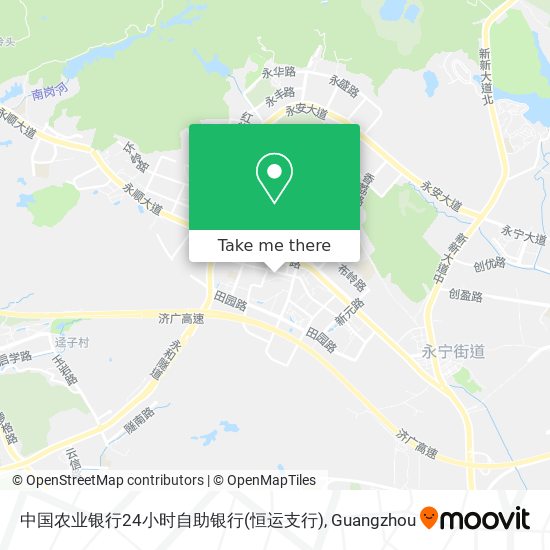 中国农业银行24小时自助银行(恒运支行) map