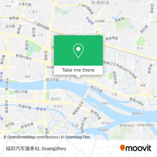 福田汽车服务站 map
