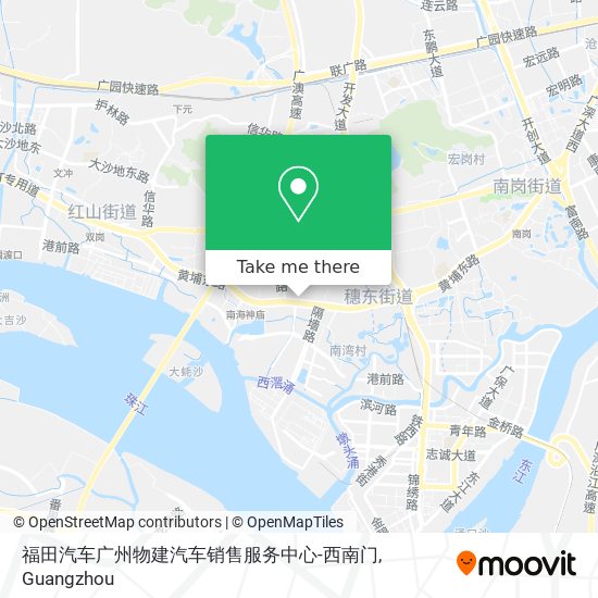 福田汽车广州物建汽车销售服务中心-西南门 map