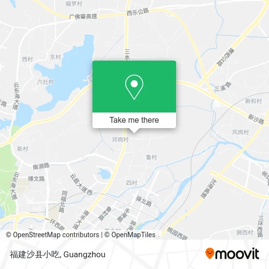 福建沙县小吃 map