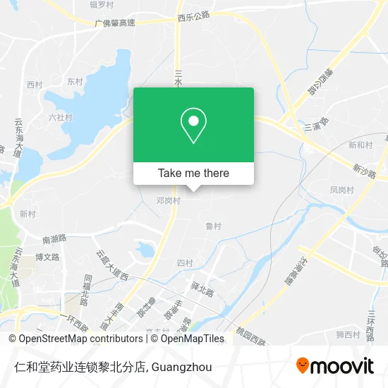仁和堂药业连锁黎北分店 map