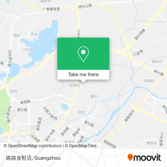 路路发鞋店 map