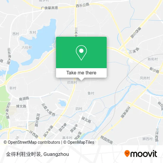 金得利鞋业时装 map