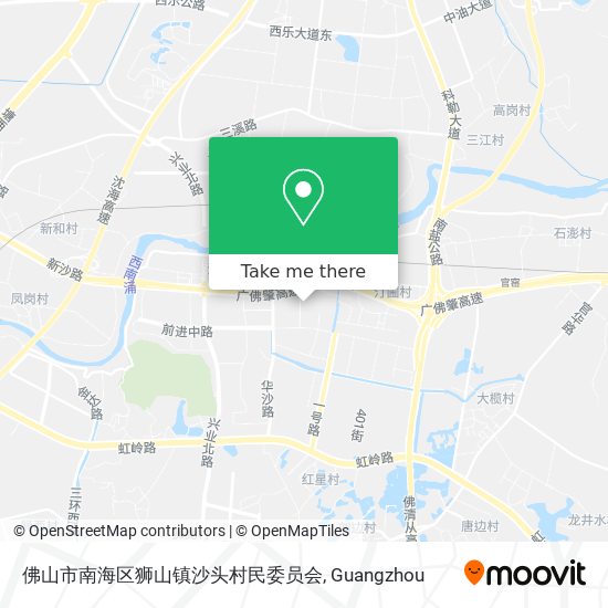 佛山市南海区狮山镇沙头村民委员会 map