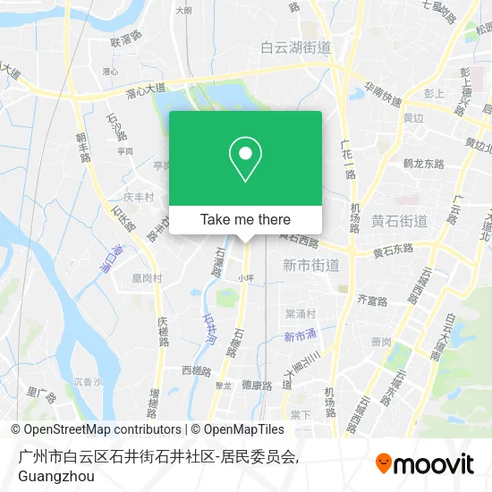 广州市白云区石井街石井社区-居民委员会 map