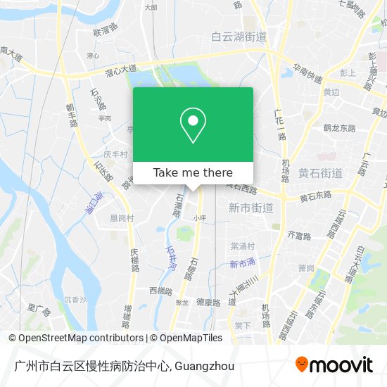 广州市白云区慢性病防治中心 map