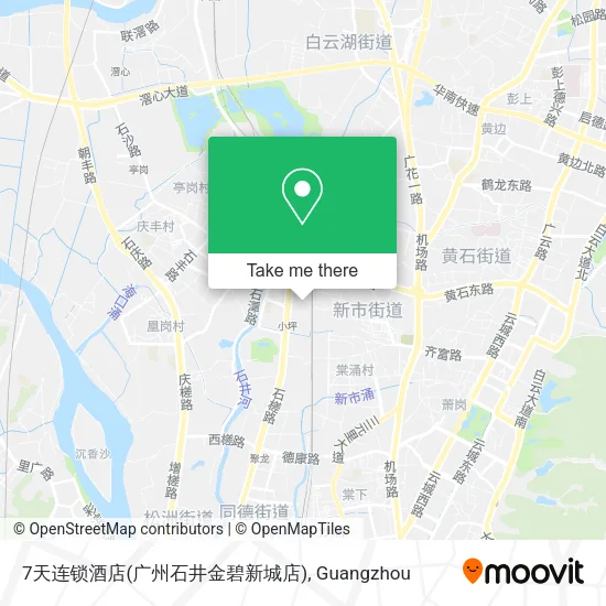 7天连锁酒店(广州石井金碧新城店) map