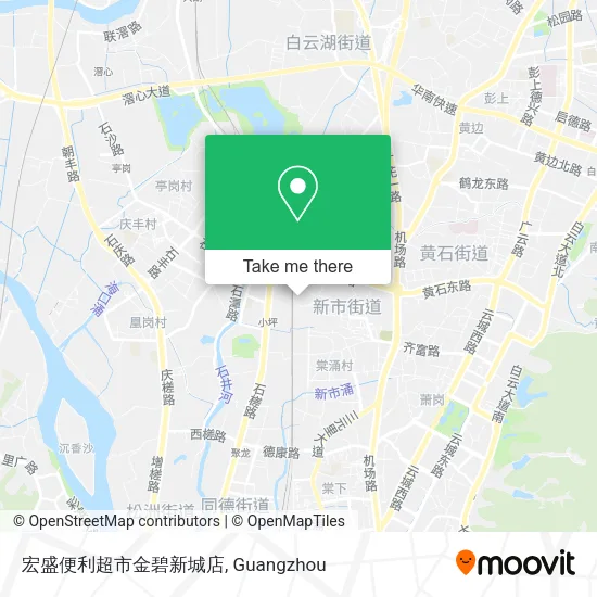 宏盛便利超市金碧新城店 map