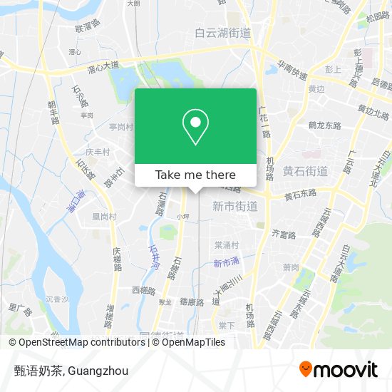 甄语奶茶 map