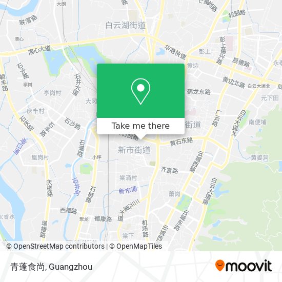 青蓬食尚 map