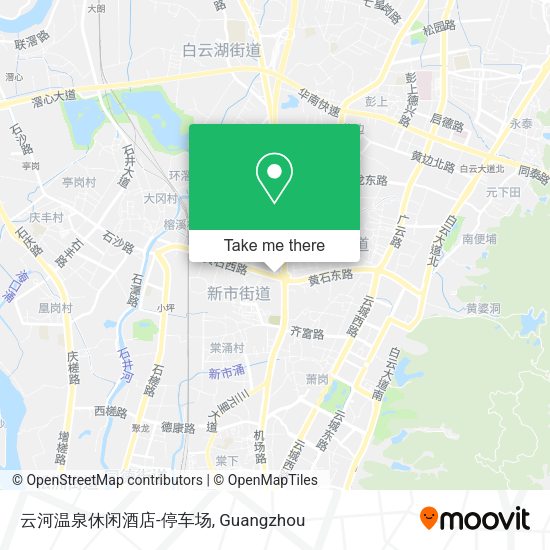 云河温泉休闲酒店-停车场 map