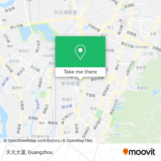 天元大厦 map