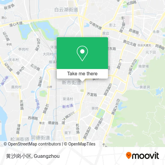 黄沙岗小区 map