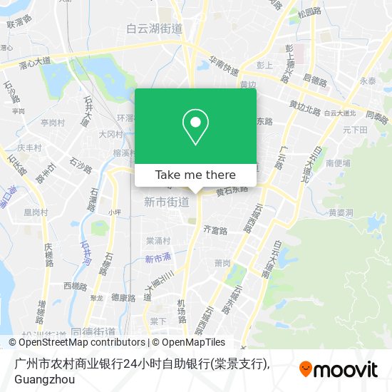 广州市农村商业银行24小时自助银行(棠景支行) map