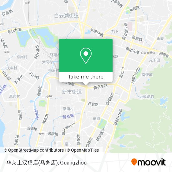 华莱士汉堡店(马务店) map