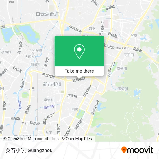 黄石小学 map