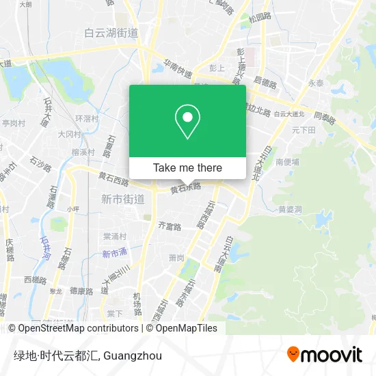 绿地·时代云都汇 map