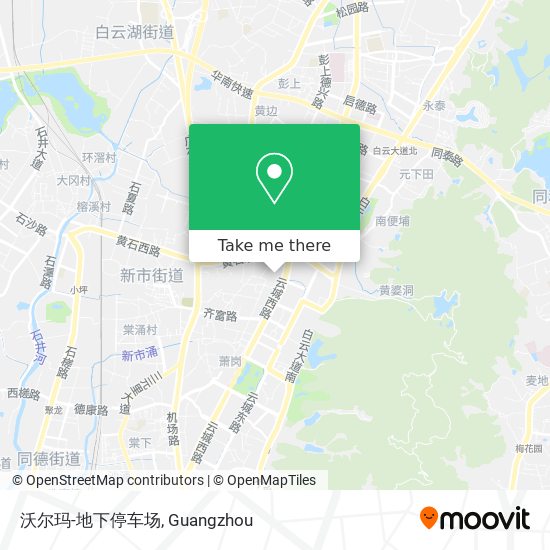 沃尔玛-地下停车场 map
