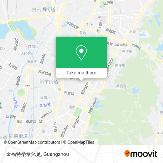 金福特桑拿沐足 map