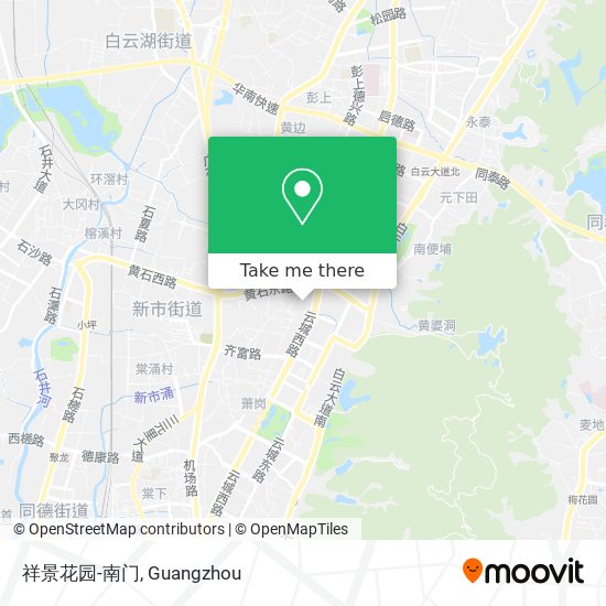 祥景花园-南门 map
